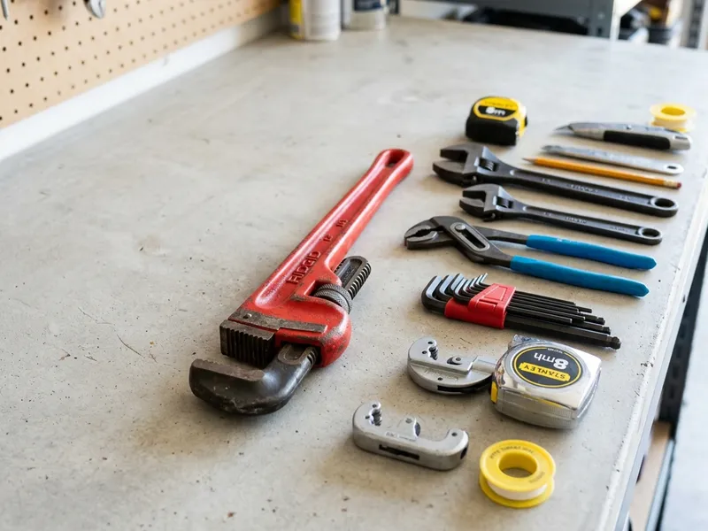 Professional plumbers in Mabank, TX equipped with top-tier tools for residential and commercial plumbing services.